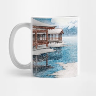 Snow on a Bright Day by Hasui Kawase Mug